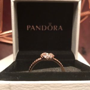 New Pandora rose gold knot ring